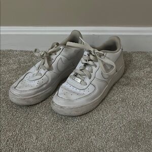 Nike AF1 White Sneakers Youth Size 5.5